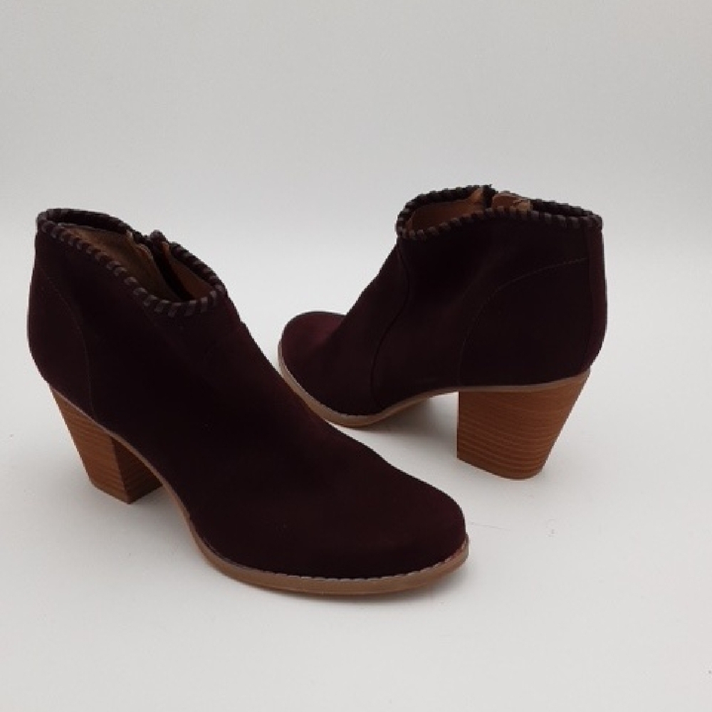 Dv Dolce Vita Women's Burgundy Ankle Boots Women 8.5 Y2k Festival Rodeo